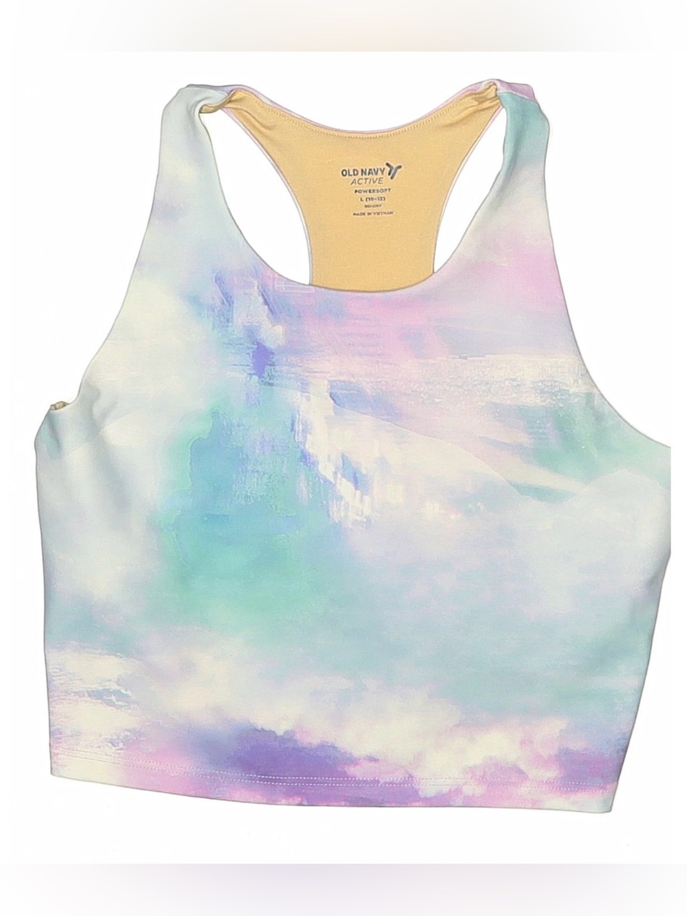 Old Navy PowerSoft Longline Sports Bra for Girls - Lilac Cloud